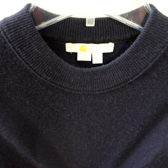New BODEN Cashmere Puff Shoulder Sweater XS Navy Blue - Picture 4 of 8